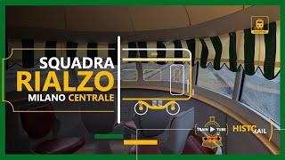 PORTE APERTE MILANO SQUADRA RIALZO historail steamtrain railway railfans trainspotting rail [upl. by Mandie]