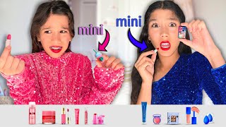 mini SIZE PREPPY MAKEUP amp SKINCARE ROUTINE [upl. by Cohbath]