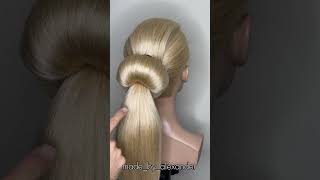 HAIRSTYLING LONGHAIR UPDO TUTORIAL LOW BUN BRAIDED madebyalexander [upl. by Erialcyram]