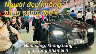 Người đẹp SỐNG ĐẸP chị Hằng không những giàu có còn GIÀU LÒNG NHÂN ÁI [upl. by Vida909]