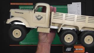 JJRC Q60 116 6WD RC Military Truck Transporter1 [upl. by Skvorak]