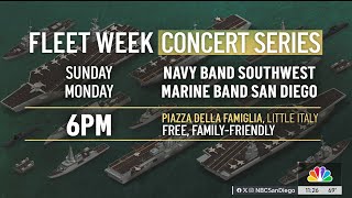 Fleet Week Concert Series  NBC 7 San Diego [upl. by Perpetua]