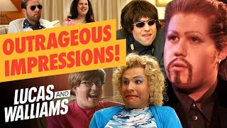 Most Outrageous Celebrity Impressions  Rock Profile  Lucas and Walliams [upl. by Yreffoeg]