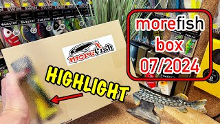 KÖDER IM ÜBERFLUSS morefish box unboxing Juli [upl. by Darcee]