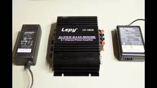 Lepy 21ch mosfet power amp LP168S power voltage comparison 12V VS 16V [upl. by Eceinhoj224]