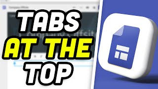 Google Sites How To Add Tabs At The Top 2024 [upl. by Riffle]