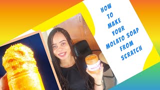 How To Make Your Molato Soap  5D Super Whitening Soap [upl. by Einned]