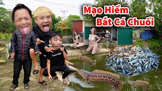 Hậu Cáo  Mạo Hiểm Chui Vào Cống Bắt Đàn Cá Chuối Cực Phê [upl. by Ayna198]