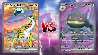 Pokemon TCG Live Raging Bolt EX Ogerpon EX VS Banette EX Gardevoir EX [upl. by Capriola31]