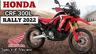 HONDA CRF 300L RALLY Philippines 2022Full Specification amp Review  jmbqmixvlogs1554 [upl. by Sauer]