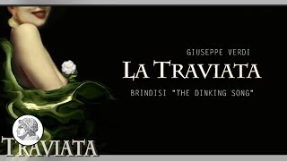 Traviata  Drinking Song  Lyrics [upl. by Eugilegna]