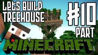 Minecraft Lets Build HD Jungle Treehouse  Part 10 [upl. by Trudey]