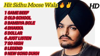 Sidhu Moose Wala Hits Songs  Panjabi Hits Songs  Sidhu Moose Wala✌🔥 [upl. by Leahcim]