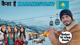 First Impression of Kazakhstan🇰🇿  Snow village life of Kazakhstan 🇰🇿 [upl. by Werby896]