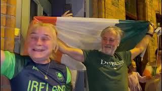 Kellie Harringtons mother leads a singsong of Grace by The Wolfe Tones after Olympic glory [upl. by Ynos]