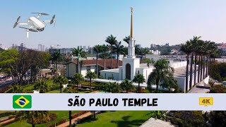 4K 🇧🇷 São Paulo temple  by drone 🇧🇷 [upl. by Ennaed]