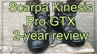 Scarpa Kinesis Pro GTX Backpacking Boot  Longterm review  3 seasons [upl. by Sebbie257]