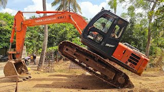 Excavator Ex110 Hydraulic service mechanic fixes excavator [upl. by Aierb]