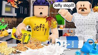 SML ROBLOX Jeffy Sleepwalks  ROBLOX Brookhaven 🏡RP [upl. by Imorej]