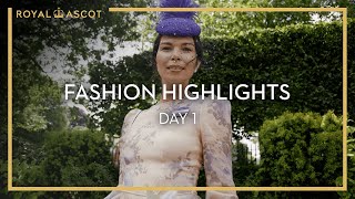 Fashion Highlights  Royal Ascot 2024 Day One [upl. by Swetiana]