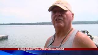 Child in critical after tubing accident on Skaneateles Lake [upl. by Moffat698]