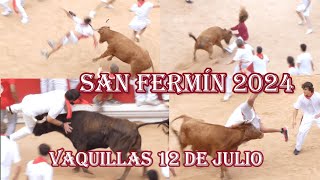 Vaquillas 12 julio sanfermin2024 [upl. by Swarts64]