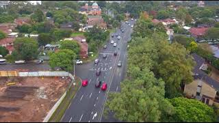 Flying Drone Over Sydney Australia Rhodes Natural Amazing View with Nice Relaxing Music HD 4K [upl. by Aksehcnarf952]