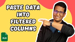 Paste Data into Filtered Columns in Excel Clever Tricks [upl. by Llirred]