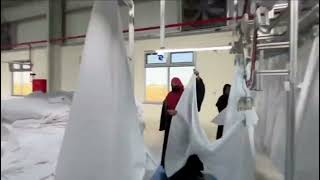 Hanger System in Garments Industry garmentsindustry hangersystem Garmenttechnology laboursaving [upl. by Aicineohp163]