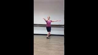 Pirouettes En Dehors ballet class tutorial beginner [upl. by Olathe]