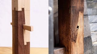 The Art of Traditional Japanese Wood Joinery 日本伝統の技術『仕口・継手』 [upl. by Artenehs]