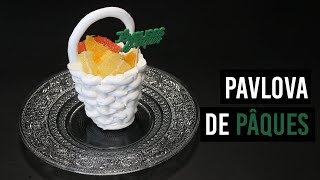 🍰 PAVLOVA DE PÂQUES EN PANIER 🍰 [upl. by Anitnahs196]