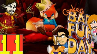 Lets Play Conkers Bad Fur Day Part 11  Rock Solid Crash Bombs [upl. by Diena]