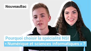 Pourquoi choisir NSI au bac [upl. by Gerrit627]