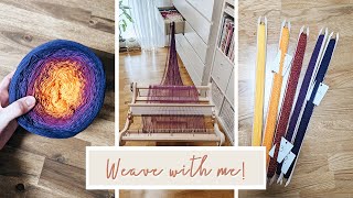 Studio Vlog 3 Rigid Heddle Loom Weaving  Making Shawls From Start To Finish  Croby Patterns [upl. by Domonic]