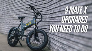 9 Upgrades I made to my MATE X Bike [upl. by Beckett988]