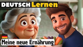 Beliebte Arten zu essen in Deutschland  B1  B2  Deutsche Dialoge  Deutsch lernen [upl. by Refinnej]