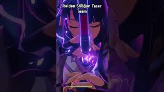 Raiden Shogun Taser Team  Sporal Abyss 123 5152  Gemshin Impact 51genshinimpact spiralabyss [upl. by Nomaid]