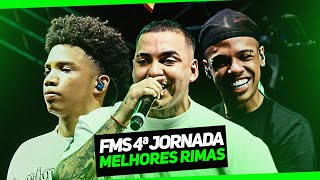 FMS 4ª JORNADA melhores rimas [upl. by Nodle705]