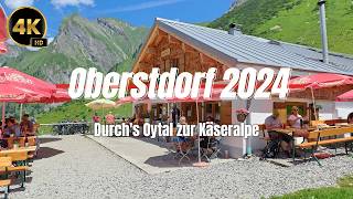 Oberstdorf 2024  Durchs Oytal zur Käseralpe  4K HD [upl. by Chesna]