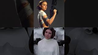 La curiosa regla en star wars  leia  padme  natalie portman shorts peliculas curiosidades [upl. by Akirahs109]