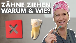 Zähne ziehen Ablauf amp Erklärung LIVE Behandlung [upl. by Ina]