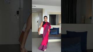 Thailand യിൽ saree യിൽ 😳Grwm 🥻 glamyganga grwmoutfit [upl. by Onahpets]