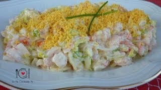 Cómo hacer Ensaladilla de Marisco  LHCY [upl. by Tabshey]