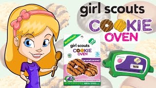 Girl Scouts Cookie Oven  How to make Caramel Coconuts [upl. by Tezile663]