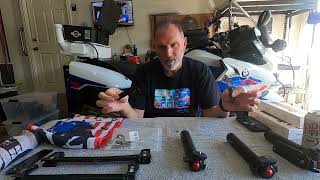 Building a small Rally Flag holder  BMW K 1600 Solo ride [upl. by Dysart]