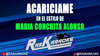 Acariciame  Maria Conchita Alonso  Versión Karaoke [upl. by Fraze940]