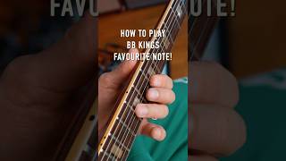 How To Play BB Kings Favourite Note [upl. by Nannerb]