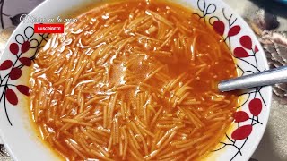 Una Rica Sopa De Fideo Receta Muy Sencilla ❤️ [upl. by Anatol]