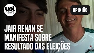 Após Michelle e Flávio Jair Renan Bolsonaro fala sobre eleições Teu filho não foge à luta [upl. by Annaehr]